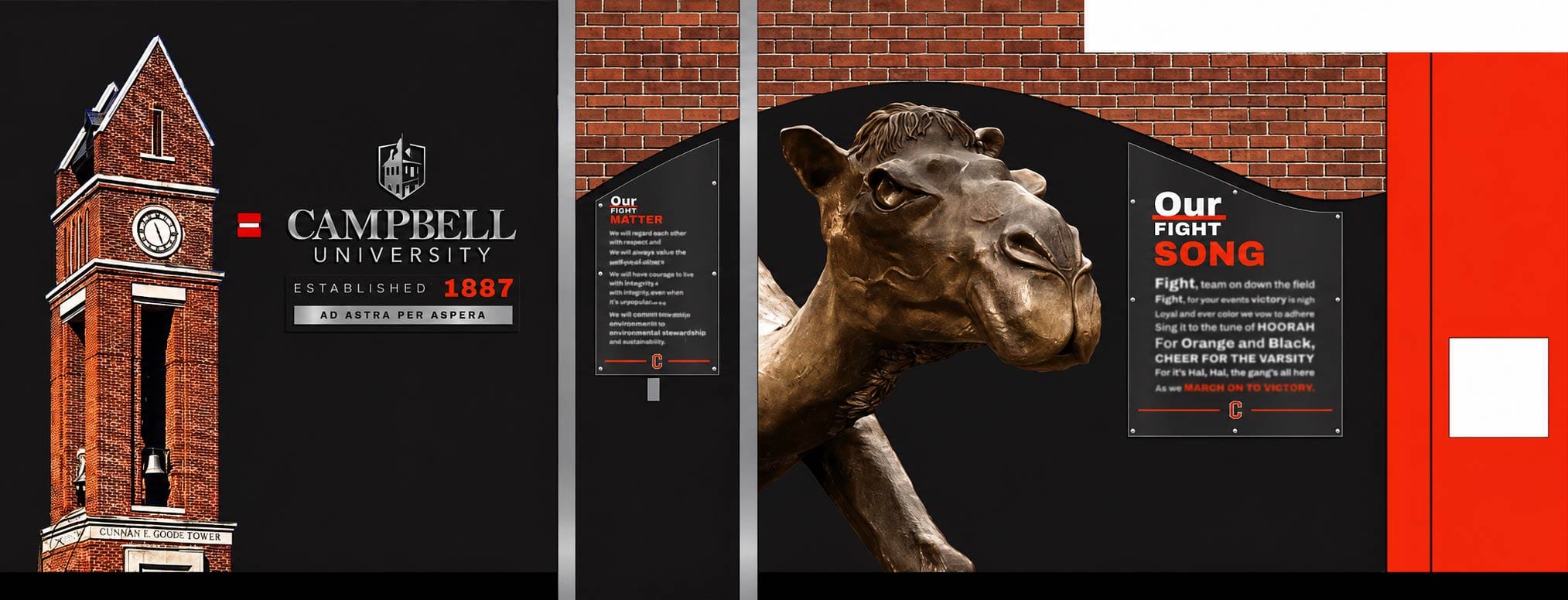 3D concept rendering arena entrance
