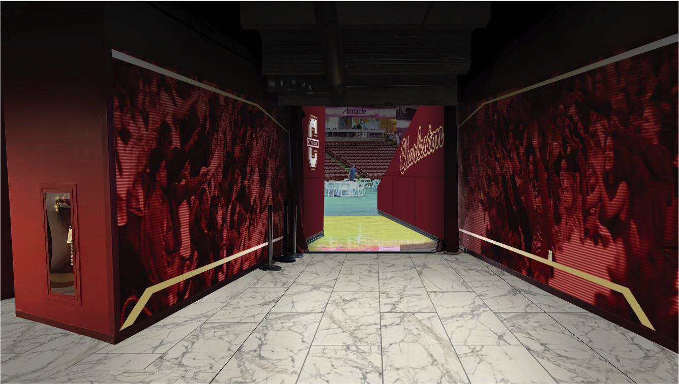 TD Arena renovation detail