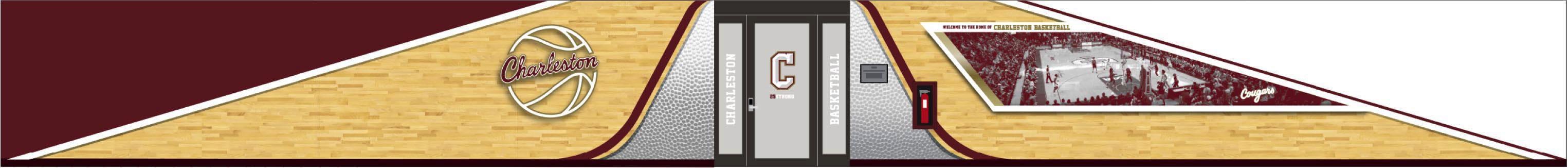 TD Arena floor graphic